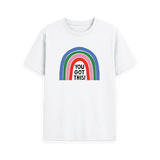 White Printed T-shirt Front