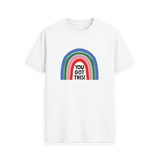 White Printed T-shirt Front