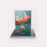 Red Ribbon Christmas cards (pack of 10)