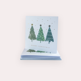 Three Trees Christmas cards (pack of 10)
