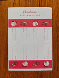 Ho Ho Ho Gift Wrap and Sticker Tags