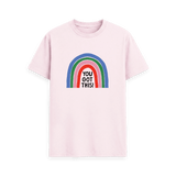Pink Printed T-shirt Front