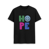 Black Printed T-shirt Front
