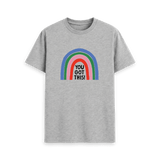 Athletic Grey Printed T-shirt Front