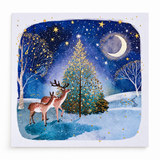 Moonlit Tree Christmas cards (pack of 10)