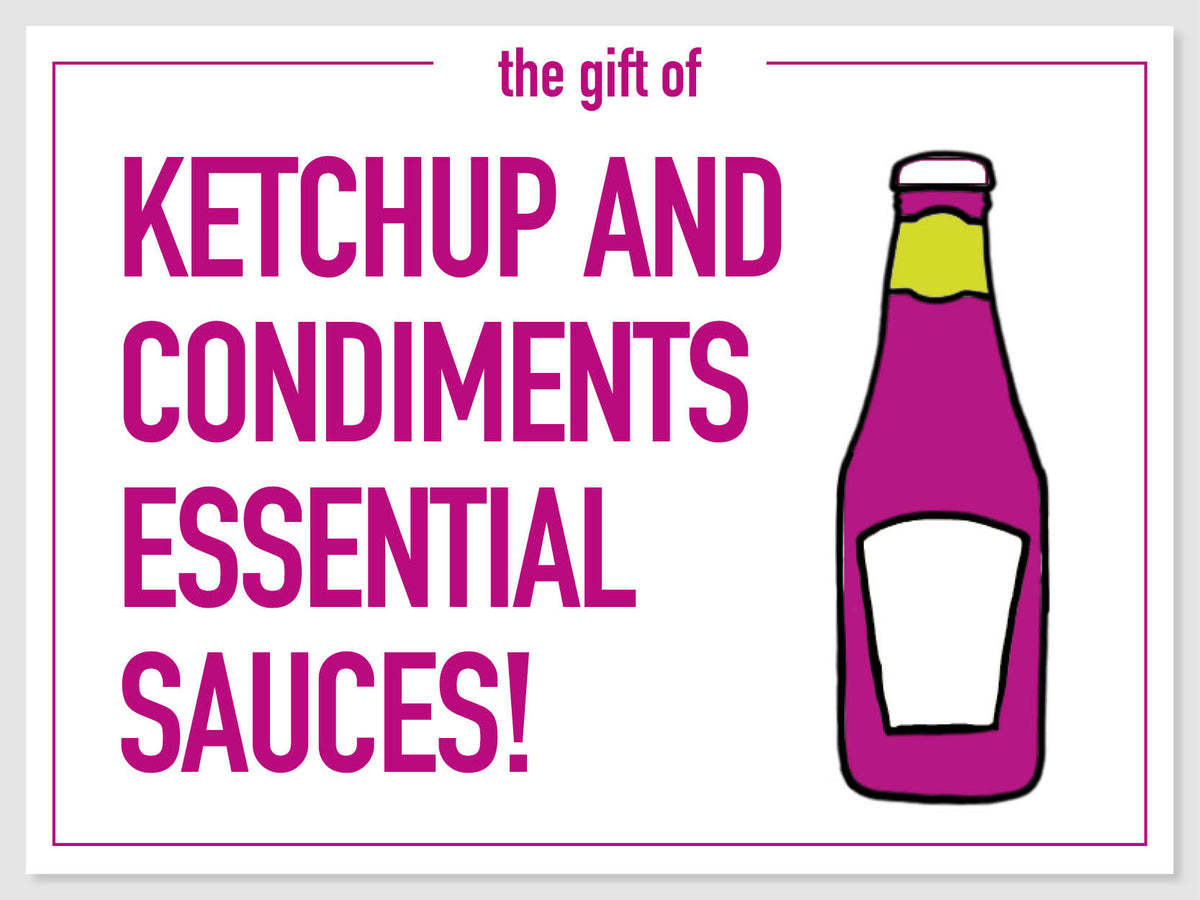 Ketchup and Condiments (eCard) Young Lives vs Cancer Shop